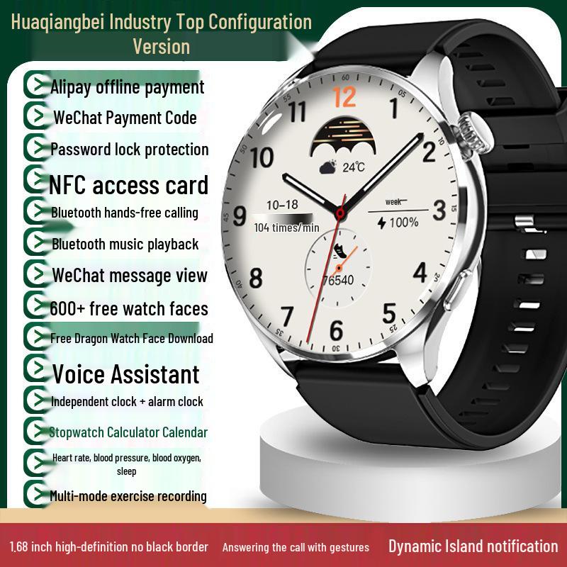 GT5Pro Smartwatch: Multifunctional Men's & Women's NFC Edition with Call Answering