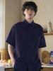 EASE Linen Pocket 1/2 Shirts_Purple