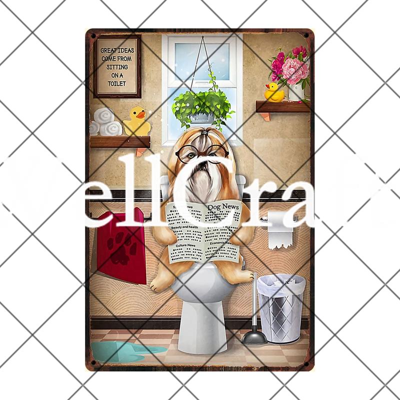 [ Wellcraft ] Pet Shih Tzu Dog You Are My Sunshine Beer Bath Shop Art Metal Tin Sign Wall Poster Iron Painting Pub D-14 20*30 CM