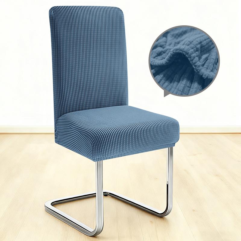 

Jacquard Dining Room Chair Covers Elastic Stretch Banquet Chair Cover Adjustable Removable Seat Slipcovers for Home Wedding 1PC