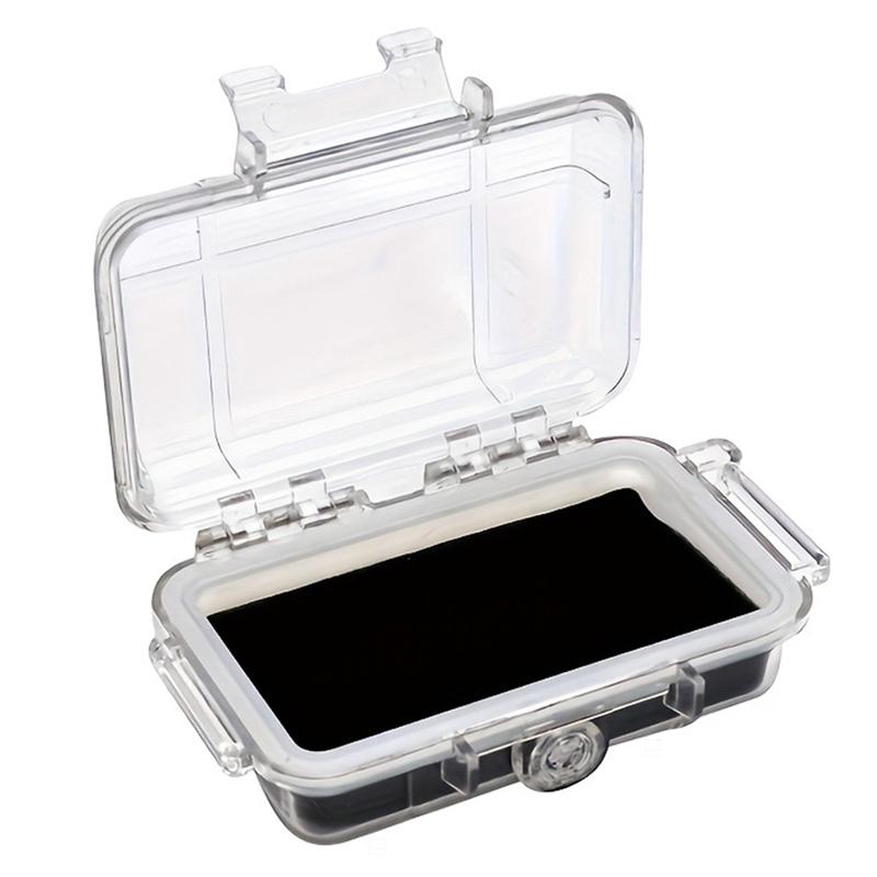 Shockproof Anti-Impact Hard Carry Toolbox Waterproof Sealed Safety Box With Hanging Ring Transparent Portable Tool Storage A