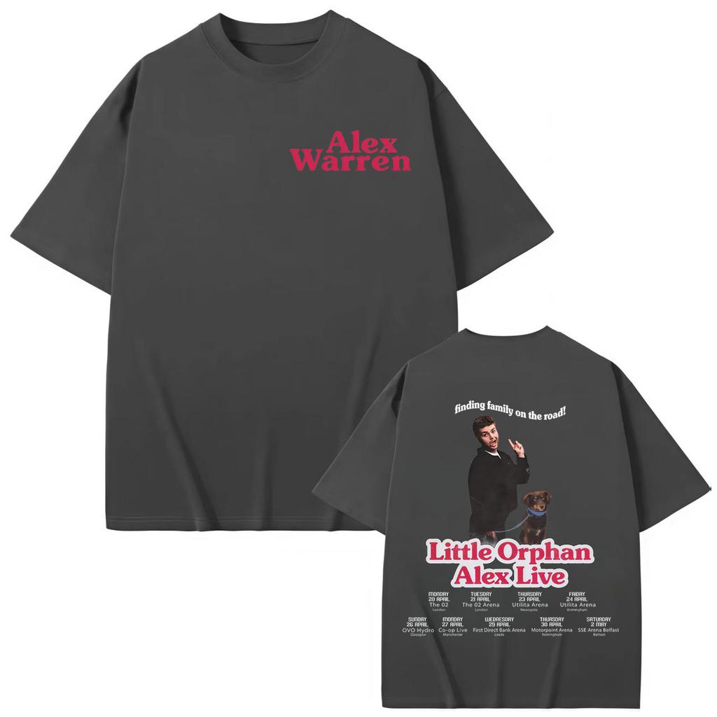 Singer Alex Warren Tour T-shirt Men's Women's High Quality Fashion Short Sleeve T-shirts Summer Cotton T Shirt