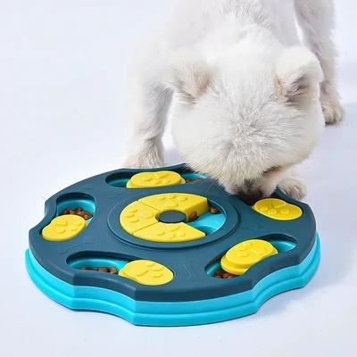 Hund Puzzle Spielzeug Langsam Feeder Interaktive Erhöhen Welpen IQ Lebensmittel Spender Langsam Essen Rutschfeste Schüssel Haustier Katze Hunde Training spiel