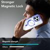 KEYSION Transparent Magnetic Case for MagSafe for iPhone 14 15 Pro Max Wireless Charging Shockproof Phone Cover for iPhone 14 15 Plus