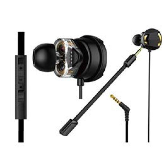 

VietopS Gaming Earphones Dual Driver D.D Black/Gold