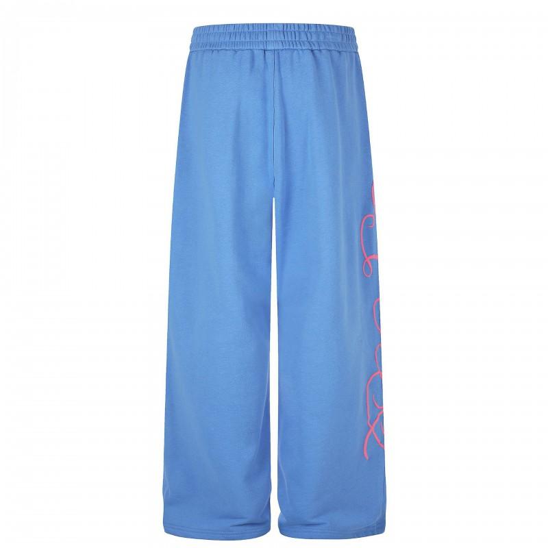 C1005 High Street American Style Graphic Print Loose Straight Leg Sweatpants Teens