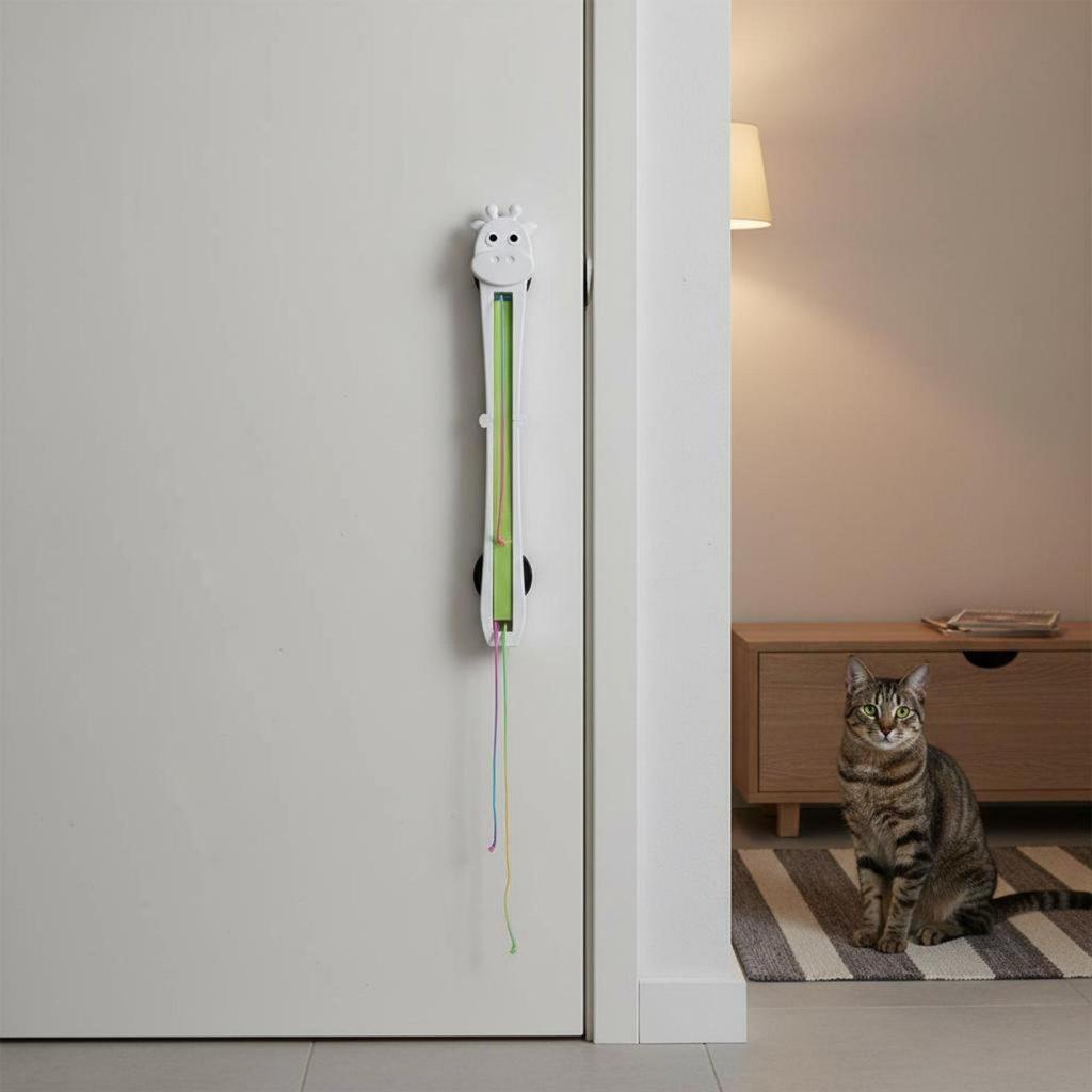Automatic Flying Rope Cat Toy Complimentary Installation Electronic String
