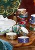 YUBBAEX Set of Masking Tape with Floral and Geometric Washi and Gold Foil Floral Decorating Tape for DIY Bullet and Gift Wrapping 20-Roll