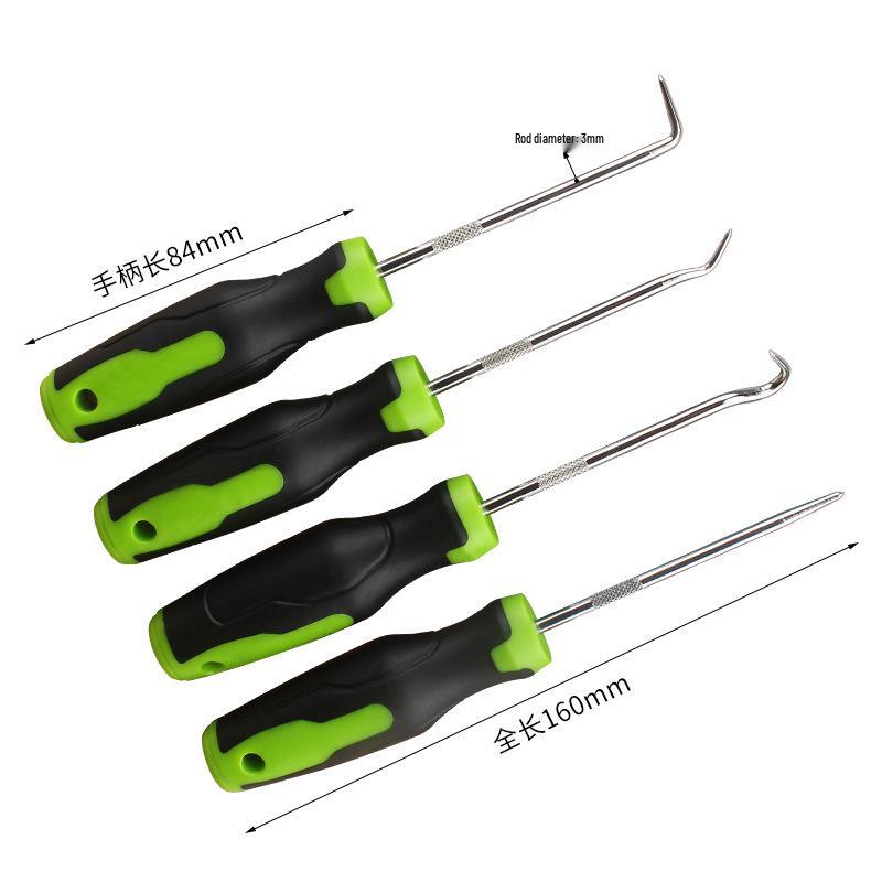 Sofort verfügbar 4-teiliges Mini-Wellendichtring-Haken & Dichtungsentferner-Werkzeugset