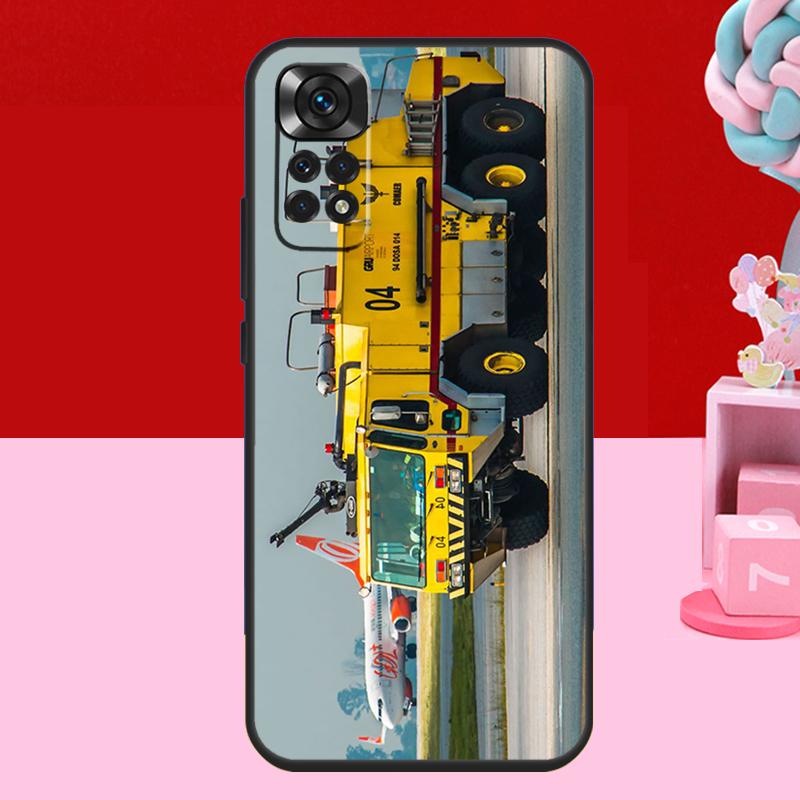 Fire Truck Case For Xiaomi Redmi Note 11 10 12 13 14 15 Pro Plus Redmi 15 C 14C 10C 12C 13C Soft Cover