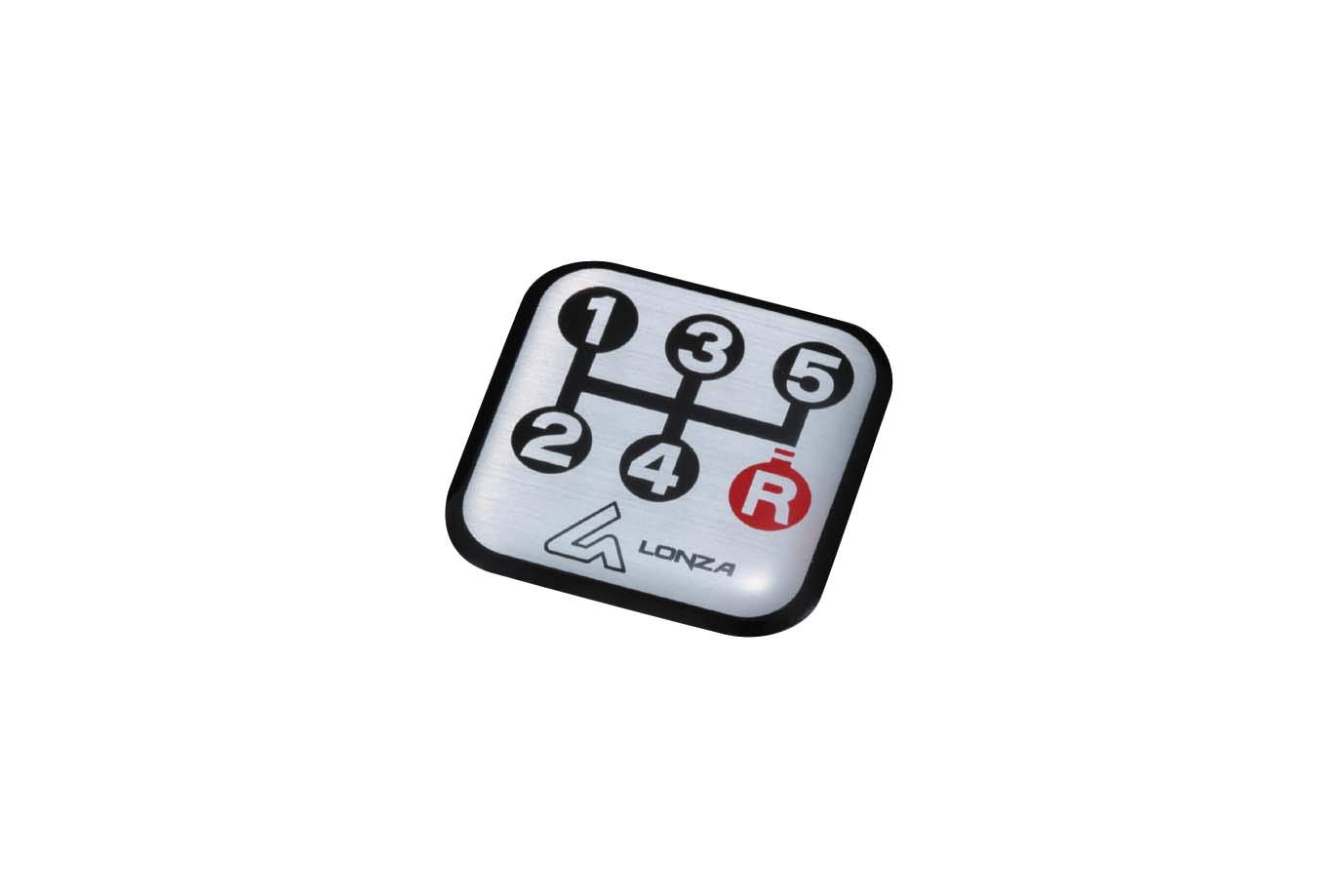 Napolex LONZA 5-speed MT dedicated shift pattern badge Vehicle inspection