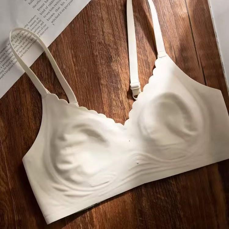 Sweet floral female seamless steel ring collection breast anti-sagging big breasts small thin bra