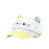 This Is a Description of a Cute and Adorable Japanese-style Fish-themed Cat-ear Beret Hat for Women, Suitable for Layering and Wearing As a School