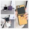 For Samsung Z Flip 6 7 PU Leather Phone Case Ring Folding Anti-Fingerprint Shockproof Protective Cover for Galaxy Z Flip 5 3/4