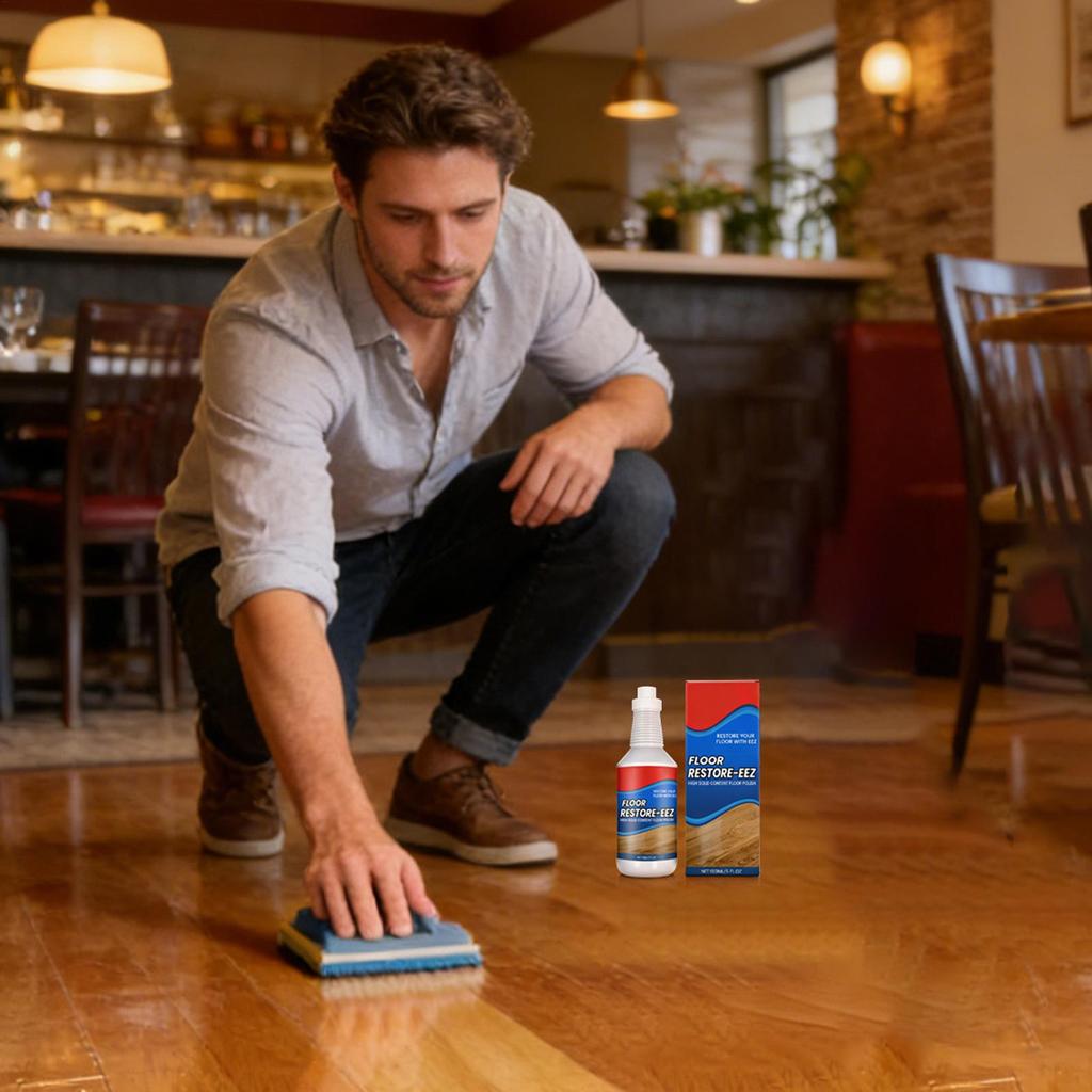 Floor Restore Solution 150ml Flooring Renewal Agent Wood Floor Polishing Solution for Home Apartment Dormitory Living Room