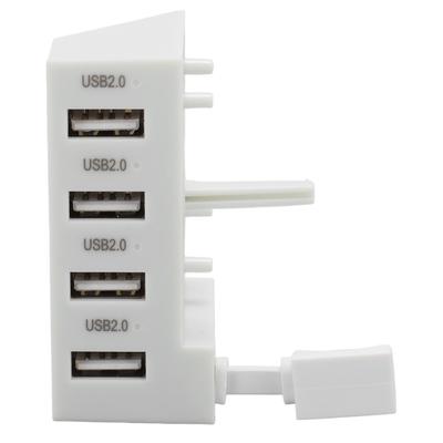 4 Port USB 2.0 Hub for Xbox One S High Speed USB Splitter Expansion Expander Adapter for Xbox One