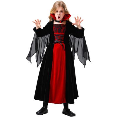 Halloween Devil Costume for Kids, Vampire Costume for Girls