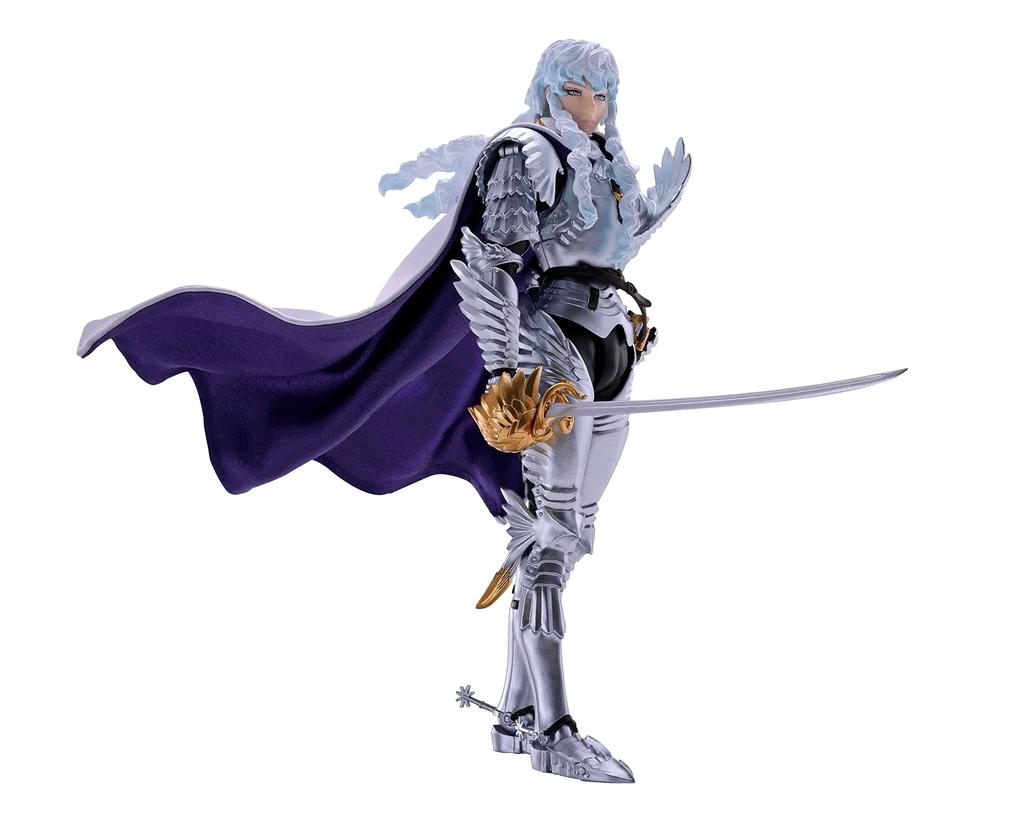 TAMASHII NATIONS Berserk Griffith of 155mm ABS PVC Fabric Painted Articulated Figure S.H.Figuarts (Hawk Light) Approx. & &