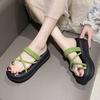 Women's Trendy Retro Metal Toe Ring Sandals - Summer 2025 Fashion for Outdoor Wear