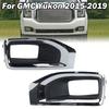 Fog Light Chrome Cover Grill for GMC YUKON 2015 2016 2017 2018 Fog Lamp Bezel Front Bumper Frame Headlight Accessories