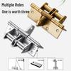 4-Inch Multifunctional Concealed Wood Door Hinge with 90° Automatic Door Closer