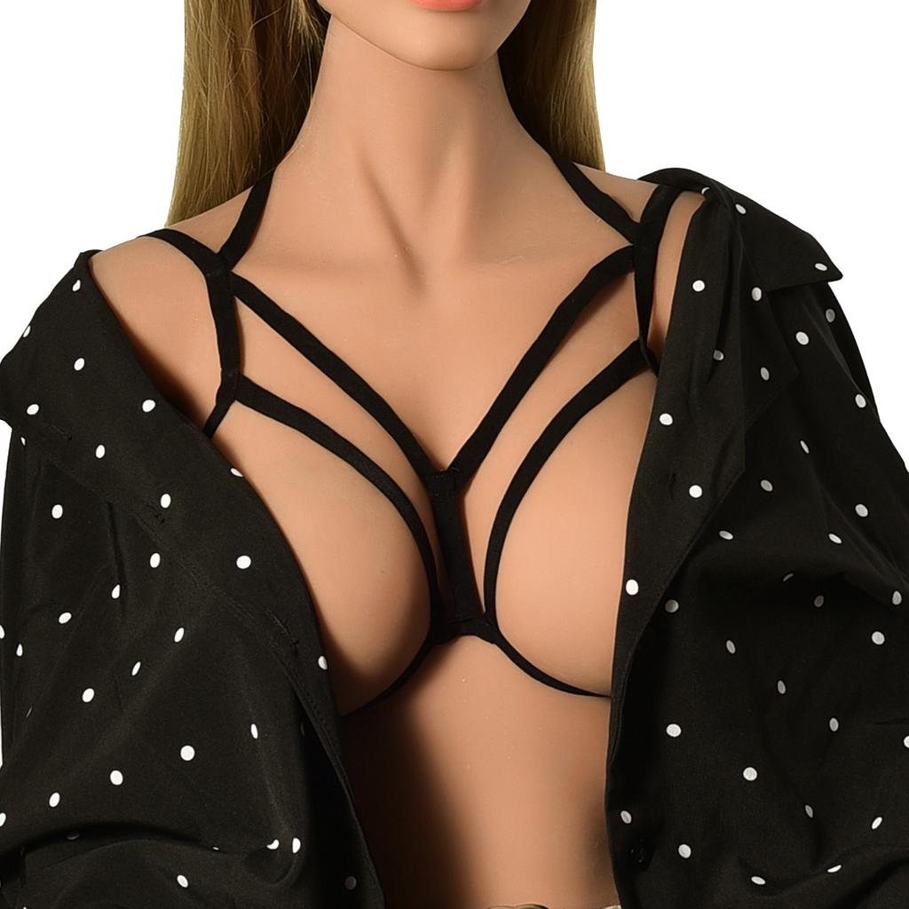 Exotic Apparel Women Babydoll Sexy Lingerie Bondage Wild Straps Harness Underwear Sexy Line Bra Top Strappy Wire Cage