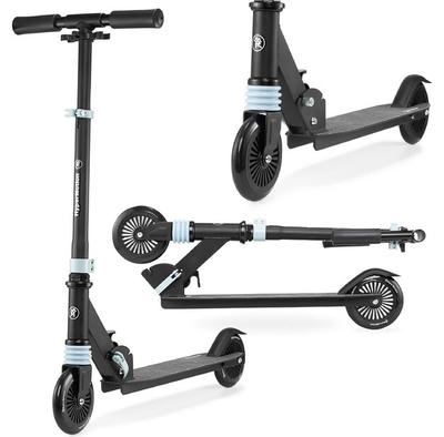Patinete de duas rodas Hyper Motion Wally com amortecedor preto e azul