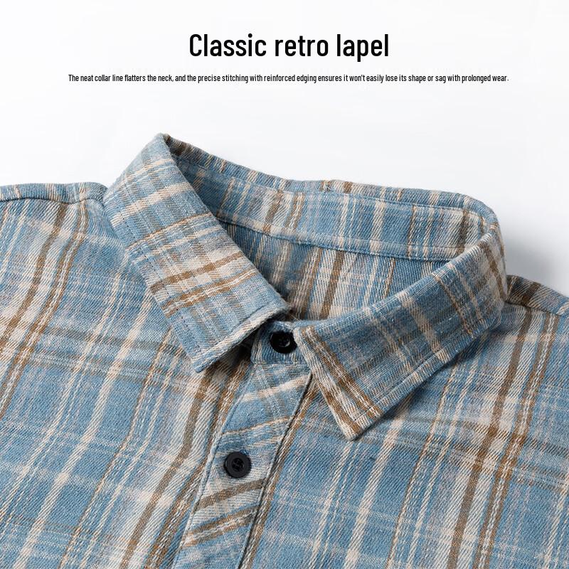 Mark Fairwhale Men's Plaid Long Sleeve Shirt