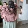 YOJIA Girls' Cotton-Padded Winter Jacket 2024 - Fashionable & Warm Thickened Outerwear for Big Kids