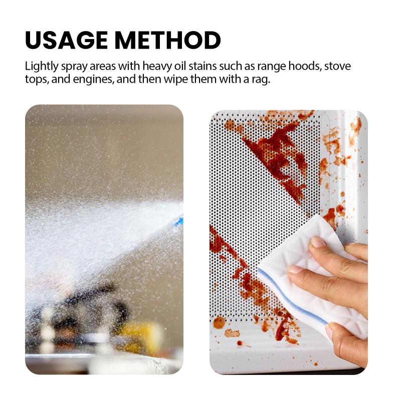 High Efficiency Kitchen Mould Remover Foaming Spray Bathroom Cleaner for Wall Tile Washing Machine Household Application