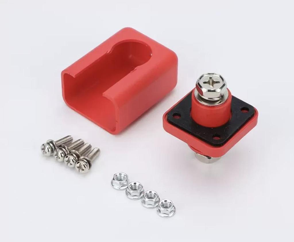 150A Pure Copper High-Current Wall-Through Wiring Post for Photovoltaic Lithium Battery Storage Terminal
