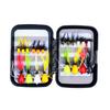20pcs Fly Fishing Lures Fishing Popper Realistic Outdoor Fishing Lures with Hooks for Salmon Bass Pa