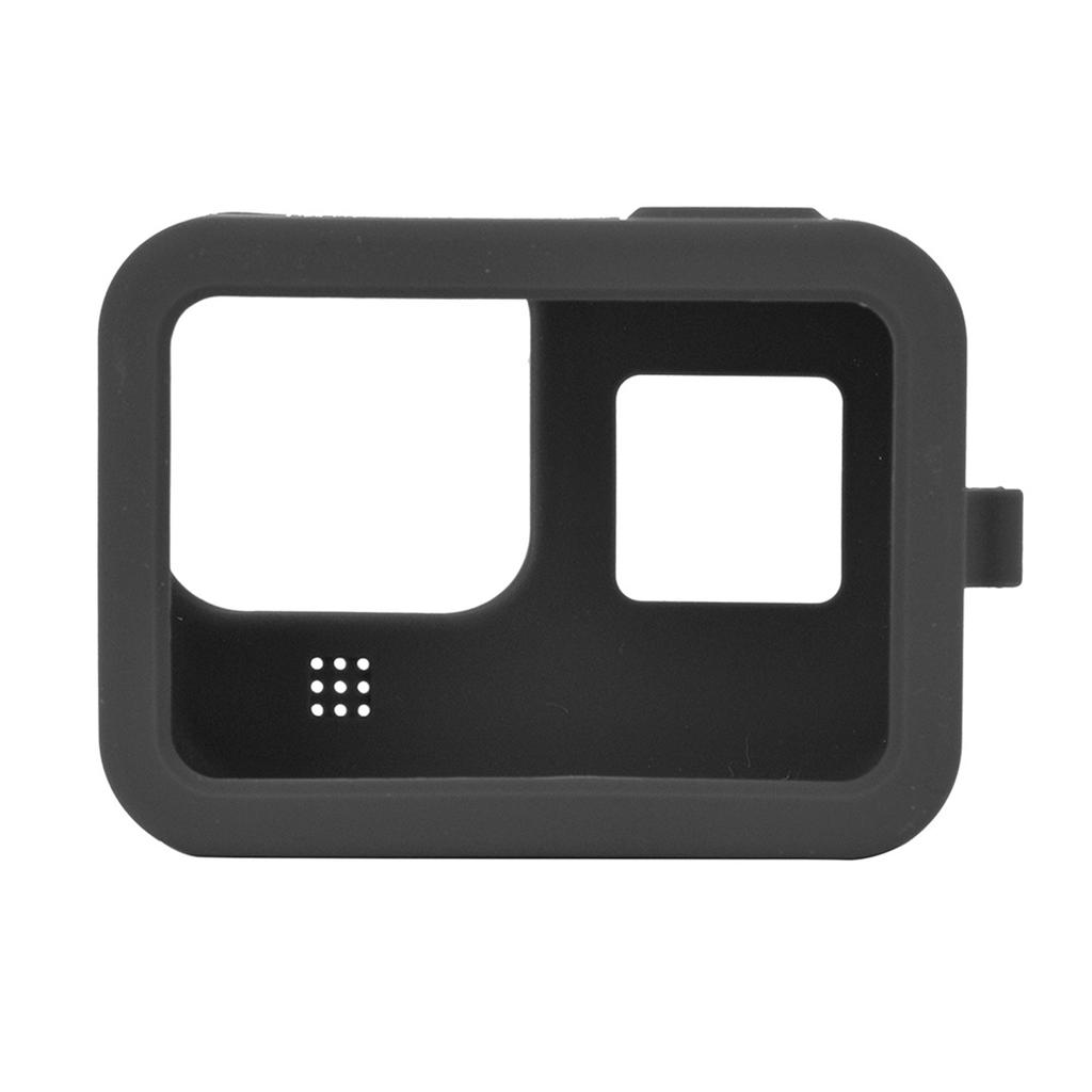Silicone Anti Fall Protective Cover Case Accessory for 8 Action Camera(white )