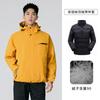 3-in-1 Waterproof Windproof Outdoor Jacket Men Women Hiking Climbing Travel Lightweight Insulated Shell With Fleece Liner