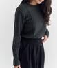 Peulleio W Pintuck T-Shirt _ Grey