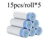 Thick Drawstring Trash Bags Tear-Off Can Liners for Home Kitchen Restaurant Living Room Garbage Sorting Waste Bags