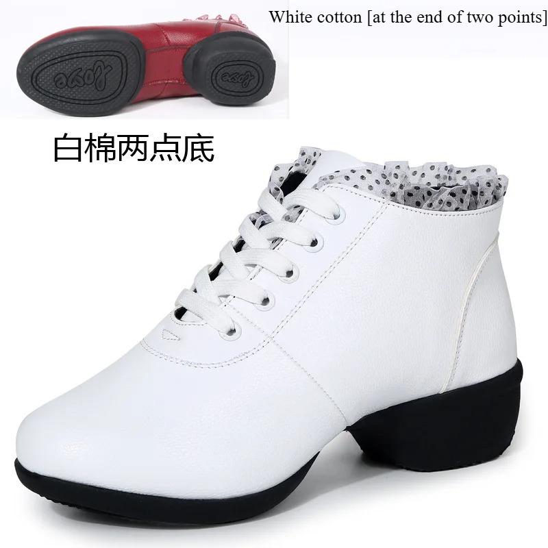 Dance Shoes Woman Ladies Modern Soft Outsole Jazz Sneakers PU Breathable Female Dancing Fitness Sport Casual Shoes