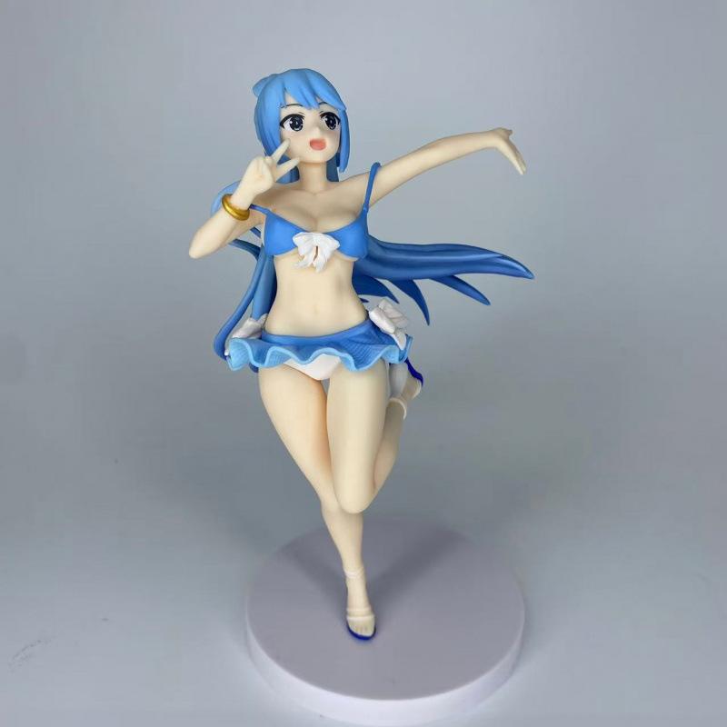 Anime for the Good Wishes, Season 3, Swimsuit Akua Figure Beautiful Girl Model Collection Ornament Doll
