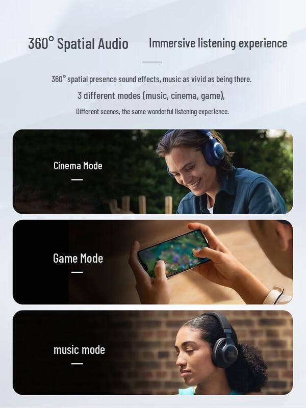 JBL LIVE 770NC Adaptive Noise Cancelling Over-Ear Headphones