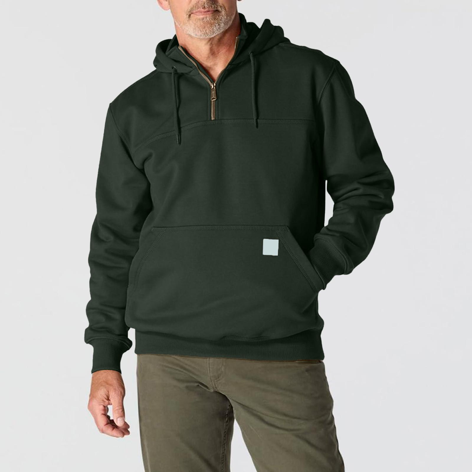 

Мужские повседневные модные пуловеры с длинным рукавом свободного кроя, худи для тренировок и спорта L