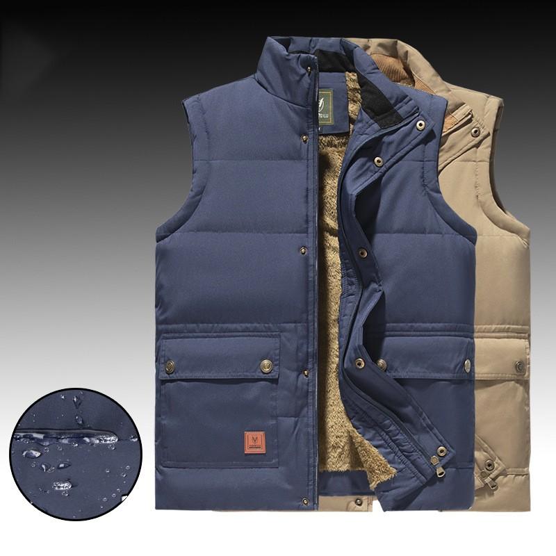 Herren Winter Ärmellos Pelz Große Größen Herren Warm Weste Fleece Weste Herren Kleidung Weste Ärmellose Jacken