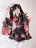 Dámské letní kimono v japonském stylu, cosplay kostým s tradičním potiskem