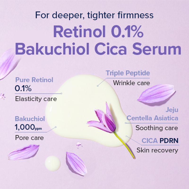 [Mary&May] Retinol 0.1% Bakuchiol CICA Serum 80ml