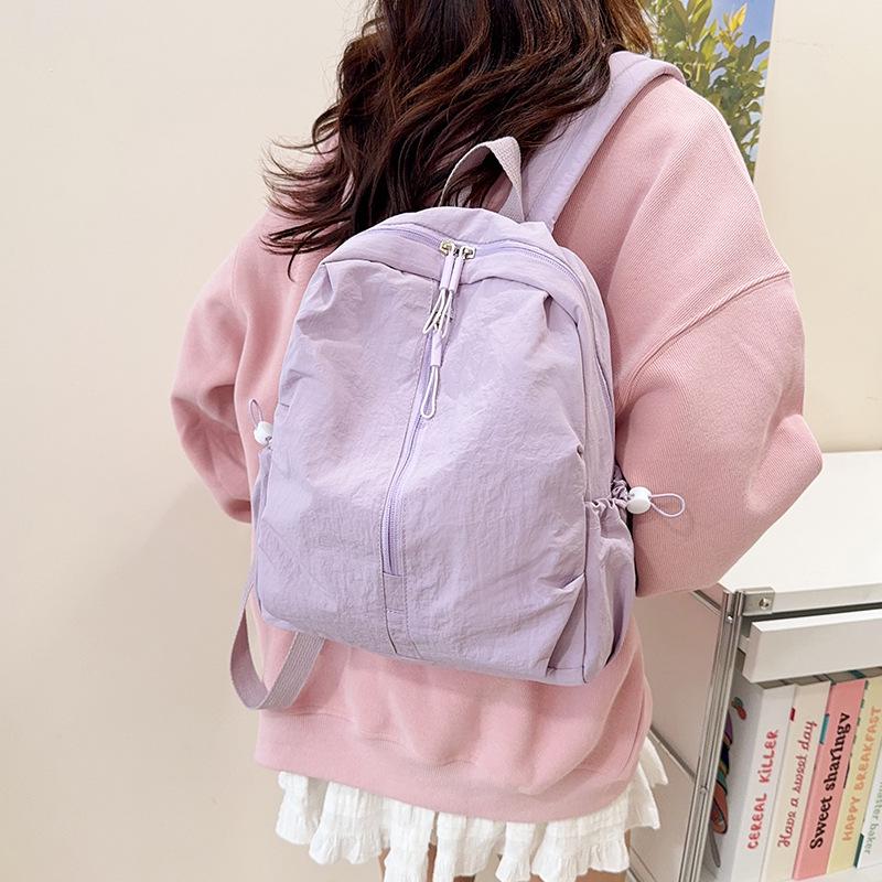 Korean Style Light Small Backpack for Women - 2026 New Junior High School & Travel