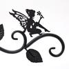11.8inch Hanging Plant Bracket Hook Heavy Duty Black Iron Plant Hanger Bracket Rustic Home Decor for Flower Baskets Wind Chimes