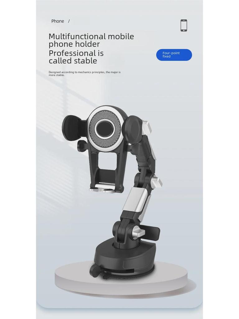 Multifunctional Suction Cup Phone Holder for Trucks with Multi-Angle Adjustment