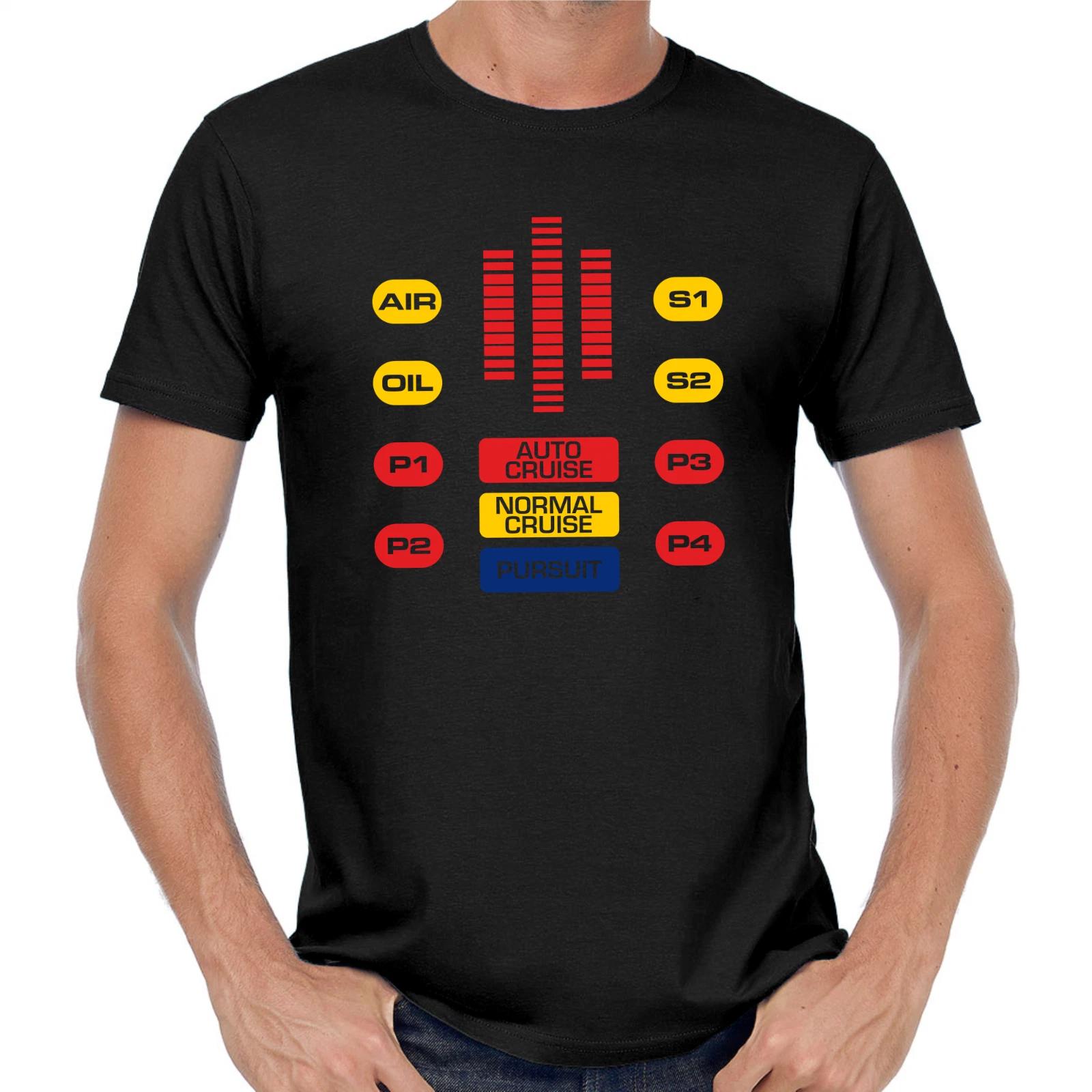Men s and Women s T-shirts KITT COCKPIT Michael Knight Hasselhoff Rider LED Années 80 L