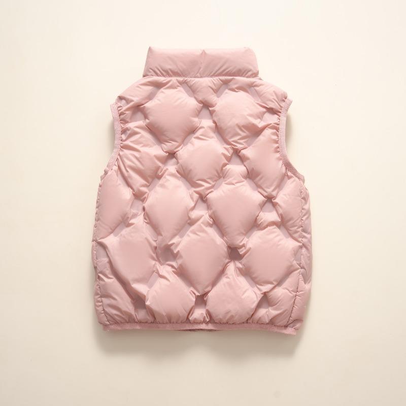 Children's 90% White Duck Down Vest Winter Loose-Fit Boys' and Girls' Vest Jacket