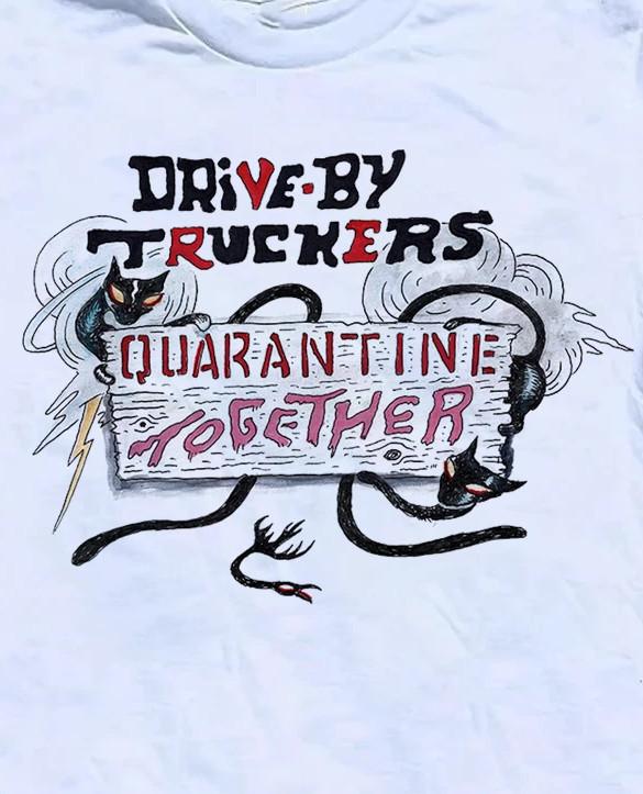 Drive By Truckers SHORT SLEEVE WHITE Shirt Unisex Concert S to 5XL Unisex T-Shirt XL