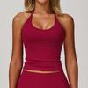 Guangzhou Zechuang Clothing Co., Ltd. Strap Hanging Neck Beauty Back Yoga Vest Strap Chest Pad Casual Tight Sports